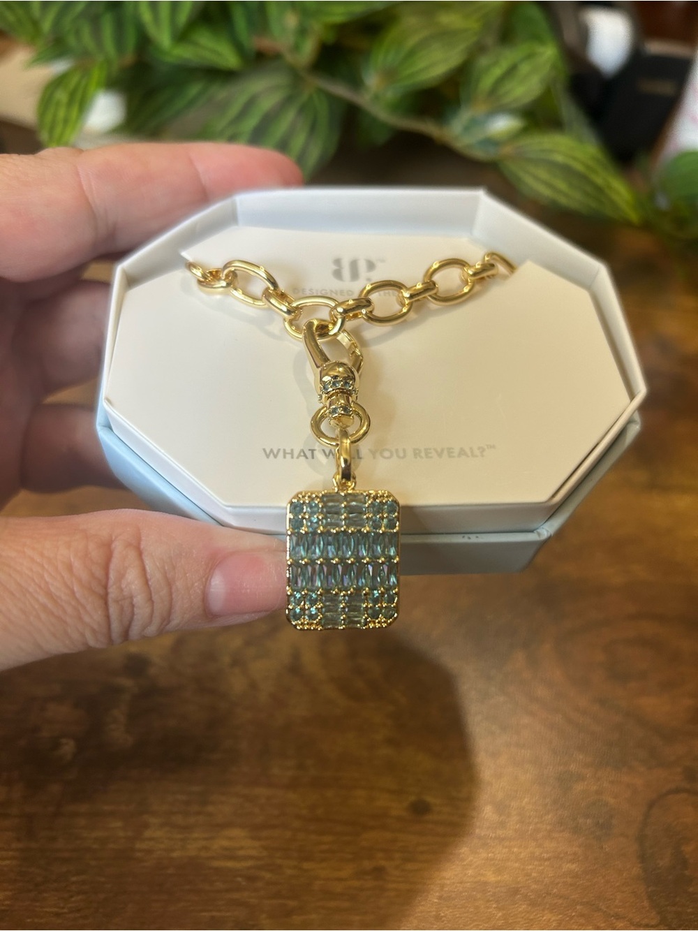 Bomb Party OG “Be Anything But Basic” Gold Necklace
